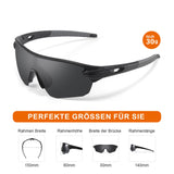 1 x RAW Customer Returns suoso 2 cycling glasses for men and women - RRP €58.8