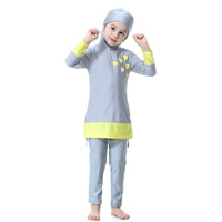 1 x Brand New TianMai Girls Kids Muslim Swimwear Islamic Swimsuit Bathing Suit Burkini Muslim Swimwear N3, 120cm  - RRP €26.99