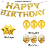 7 x Brand New 50th Birthday Party Supplies Gold Number 50 Mylar Balloon Latex Balloon Decoration Great Cute 50th Birthday Gift for Girls Photo Props - RRP €84.0