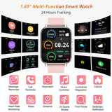 1 x RAW Customer Returns Togala Smartwatch Women s, 1.69 Inch Touch Fitness Watch, 24 Sports Modes Fitness Tracker with  Stopwatch, IP67 Waterproof Smart Watch with Heart Rate Monitor, Sleep Monitor, Sports Watch Wristwatch Android IOS - RRP €29.99