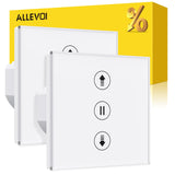 1 x RAW Customer Returns Allevoi WiFi roller shutter switch with percentage function, smart roller shutter timer voice control, compatible with Alexa Google Home Smart Life, blinds roller shutter control requires neutral conductor - RRP €46.99