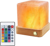 1 x RAW Customer Returns HeaHap Natural Wireless Himalayan Salt Lamp From Salt Range Pakistan Rechargeable Built-in Battery Remote Control 15 Colors Decorative Gift for a Friend  - RRP €29.99