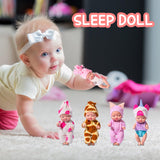 7 x Brand New DAJASD Mini Reborn Dolls, 8 Piece Doll and Clothes Set, New Born Baby Doll Mini Sleeping Rebirth Dolls, Silicone Baby Dolls for Children 3 Years  - RRP €134.4