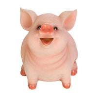 1 x RAW Customer Returns Piggy Bank Cute Pig Shaped Coin Money Box Cash Saving Container Resin Saving Container Money Pig Household Decoration Saving Coin Bank Gift for Kids Boys Girls L  - RRP €27.49