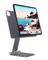 1 x RAW Customer Returns LULULOOK Magnetic Stand for iPad Air 13 M2, 2024 , Aluminum, Rotating Table, Suspension, Magnetic Strength, Tab Holder, Support Compatible with iPad Pro 12.9 2nd 3rd 4th 5th 6th - RRP €79.99