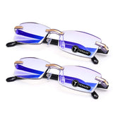 1 x Brand New TERAISE 2 PCS Anti Blue Light Computer Glasses Readers Quality Fashion Men Reading Glasses 3.5X  - RRP €36.0