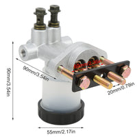 1 x RAW Customer Returns ATV Hydraulic Brake Cylinder, Go Kart Hydraulic Master Cylinder Brake Pump for 90cc 110cc 125cc 150cc 200cc 250cc Go Kart Sunl BMS Kandi Roketa Kazuma Kinroad ATV ATV -Brake and Suspension - RRP €32.4