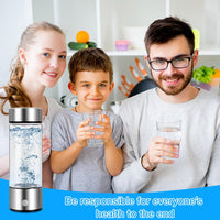 1 x RAW Customer Returns Foreverup Hydrogen Water Bottle, 420ML Hydrogen Generator, Portable Rich Ionizer, Hydrogen Water Generator, Portable Hydrogen Water Lonizer Machine for Home Travel Office Gift - RRP €26.99