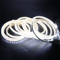 1 x RAW Customer Returns XUNATA LED Strip 220V SMD 3014 120LEDs m IP67 Waterproof White LED Strips for Kitchen - RRP €20.4