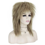 1 x RAW Customer Returns Women s mullet wig blonde 70s 80s outfit women s retro wig for 80s costume punk costume women s disco mullet wig for fancy dress carnival Halloween DE092 - RRP €25.2