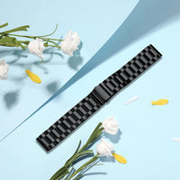 1 x RAW Customer Returns Issinlky Metal Strap for Garmin Vivoactive 4S Venu 2S Venu 3S Vivomove 3S, 18mm Band Stainless Steel Bracelet for Fossil Women Gen 6 Fossil Women Gen 5E Fossil Women Q Venture HR Gen 4 Gen 3 - RRP €18.99