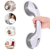 1 x RAW Customer Returns UNINGYI Suction Cup Handle, Shower Handles for Seniors, Shower Suction Cup Handles, Shower Stall Handle, Bathtub Handle Without Holes, Adhesive Handles for Seniors, 30cm Grey  - RRP €13.81