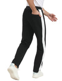 1 x RAW Customer Returns JustSun jogging pants men s training pants sports pants men s long cotton leisure pants men s joggers zipper pockets black L - RRP €33.26