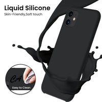 29 x Brand New ACRONIX Case Liquid Silicone, compatible with iPhone 11 6.1 inches silicone mobile phone case, ultra thin soft microfiber lining, shockproof for iPhone 11 6.1 inches silicone case-black - RRP €379.9