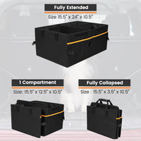 3 x Brand New Trunk bag trunk organizer with lid car trunk organizer car bag multiple compartments car organizer trunk, car box trunk for camping, picnic, shopping - RRP €90.72