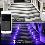 1 x RAW Customer Returns Pack of 30 Bluetooth LED Recessed Floor Spotlights RGBWW Outdoor Diameter 45 mm Dimmable LED Floor Spotlights Outdoor Terraces Recessed Floor Lights Stairs Recessed Spotlights DC12V IP67 Warm White  - RRP €221.84