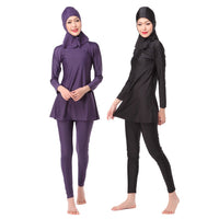 1 x RAW Customer Returns CaptainSwim Women Full Length Long Muslim Islamic Burkini Modest Swimwear M, Black  - RRP €42.35