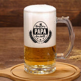 1 x RAW Customer Returns Best DAD in the world beer mug beer glass 0.5 liter in a gift box, retirement gift beer gifts for men, gift for DAD for Father s Day gift birthday anniversary Father s Day Christmas - RRP €15.82