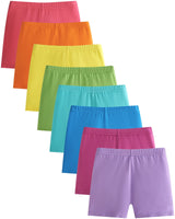 1 x RAW Customer Returns Adorel Shorts Shorts Leggings for Girls Pack of 8 Colored Sky 5-6 Years Manufacturer Size 130  - RRP €26.99