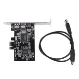 1 x RAW Customer Returns PCI Express Card, PCI-E PCI Express FireWire 1394a IEEE 1394 Controller Card with Firewire Cable 800 Mbps Controller Card FireWire with IEEE 1394-1995 for high performance serial bus - RRP €18.89