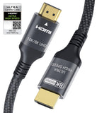 1 x RAW Customer Returns Adauxter 10k 8k HDMI 2.1 Cable 7Meters, Certified Ultra High Speed HDMI 4K 144Hz 120Hz 8K60Hz eARC DTS X D-olby Atmos HDR10 HDCP2.3 Compatible Mac PS5 X-box Gaming PC TV RTX4090 - RRP €30.9