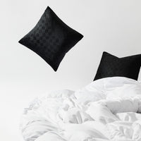 1 x RAW Customer Returns Topfinel cushion covers 60 x 60 cm, set of 2, black velvet cushion cover, cushion pads for decorative cushions, couch cushions, sofa chair, children s room, bedroom, decoration, living room, bed linen, large cushions - RRP €15.17