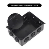 1 x RAW Customer Returns CPROSP 2PCS IP65 Waterproof Junction Box, 150x110x70m, with 10x Cable Glands - RRP €21.17