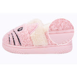 1 x RAW Customer Returns KVbabby slippers girls slippers plush boys cotton slippers children warm cat soft slippers women winter cartoon lightweight non-slip slippers 21-22 EU label size 14-15 Pink2 - RRP €19.15