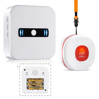 1 x RAW Customer Returns Daytee Emergency Call Button For Seniors Wireless Mobile Alarm Emergency Button Home Emergency Call For Seniors Works Care Call Emergency Bell For Elderly Fits C Receiver 1 Transmitter 1  - RRP €26.22