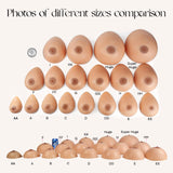 1 x RAW Customer Returns Vollence D Cup 1000g Silicone Breast Forms Silicone Breast Forms False Breasts Breast Prostheses Mastectomy Transgender Crossdresser Cosplay Prosthesis Fake Breasts - RRP €51.99