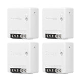 1 x RAW Customer Returns SONOFF ZBMINI ZigBee DIY Smart Switch, Connects with the Zigbee or SmartThings Hub to Control All Connected Devices via the SmartThing App, Zigbee Protocol, Zigbee Hub Required ZBMINI 4PCS  - RRP €45.89