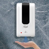 1 x RAW Customer Returns Automatic Soap Dispenser 1200ml, Sewens Wall Mounted Soap Dispenser, Electric Soap Dispenser Shower Gel Alcohol Foam Sprayer, for Family Washroom or Kitchen - RRP €36.91