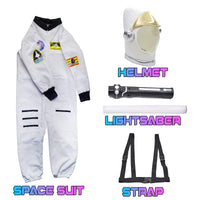 17 x Brand New ZUCOS Boys Astronaut Costume Children Role Play Space Pilot Suit Child Halloween Birthday Christmas 3-4 years - RRP €346.8