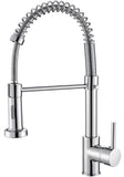 1 x RAW Customer Returns Cobbe Kitchen Tap, Spring Kitchen Tap with Pull Down Sprayer Shower, 2 Spray Functions, 360 Rotatable High Pressure Mixer Tap Kitchen Chrome  - RRP €48.99