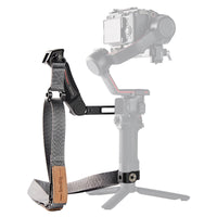 1 x RAW Customer Returns SMALLRIG Grip Sling Handle Kit with Weight Reducing Shoulder Strap for DJI RS4 RS 4Pro RS 2 RS 3 RS 3 Pro, QD Quick Release Mount, Cold Shoe, 3 8 -16 Positioning Holes for ARRI - 4383 - RRP €88.9