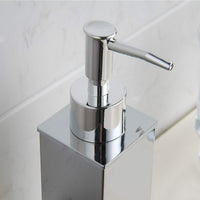 1 x RAW Customer Returns BGL 304 Stainless Steel Standing Soap Dispenser Chrome Shower Gel Dispenser for Bathroom, Kitchen Decor - RRP €19.99