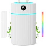 1 x RAW Customer Returns Humidifier Bedroom 36H Double Spray with LED Screen, 23dB Quiet Humidifier, Room Humidifier with 7 Colors Light 10 Filters, 1.8L Room Humidifier for Children s Room Baby, Aroma Diffuser 40  - RRP €30.25