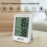 42 x RAW Customer Returns Thermometer Hygrometer Digital, ZVO Mini Thermo-Hygrometer Indoor, Hydrometer Humidity Portable Temperature and Humidity Meter for Greenhouse Indoor Room Office White  - RRP €380.52