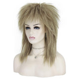 1 x RAW Customer Returns Women s mullet wig blonde 70s 80s outfit women s retro wig for 80s costume punk costume women s disco mullet wig for fancy dress carnival Halloween DE092 - RRP €25.2