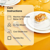 1 x RAW Customer Returns DWCN Yellow Tablecloth Stain Protection Washable Table Linen Waterproof Table Cloth for Dining Room, Garden, Party, Wedding or Household, 140 x 200 cm - RRP €18.99