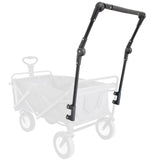 1 x RAW Customer Returns YANILL push handle for handcart UNIVERSAL Fits round and square tube frames, accessories spare parts handle for foldable children s handcart beach cart folding handcart transport cart - RRP €50.41