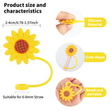 1 x Brand New Cobee Reusable Cute Drinking Straw Covers for 6-8mm Straw Pack of 10 Silicone Straw Caps Flowers Straw Tips Lid Daisy Dustproof Straw Stopper Straw Cover Cap - RRP €20.4