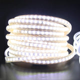 1 x RAW Customer Returns XUNATA LED Strip 220V SMD 3014 120LEDs m IP67 Waterproof White LED Strip Lights for Kitchen - RRP €20.4