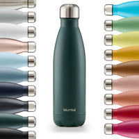 1 x RAW Customer Returns Blumtal drinking bottle stainless steel Charles - Thermos bottle 1000 ml - BPA-free thermos drinking bottle cold warm - leak-proof drinking bottle metal stainless steel drinking bottle 1L - Thermos bottle - Dark green - RRP €17.14