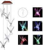 1 x RAW Customer Returns IMMAGE Solar Chimes LED Wind Chime Butterfly Hanging Lights Gifts for Mother Women Garden Indoor Outdoor Decoration Patio Bedroom - RRP €28.8