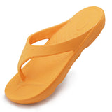 15 x Brand New Wishcotton Women s Flip Flop Sandals, Lightweight Toe Separators, Recreational Shoes, Soft Waterproof Ladies Beach Sandals, Non-Slip Shower Slides, Slippers, Yellow, 38-39 EU - RRP €227.55