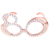 3 x Brand New PRETYZOOM Happy Birthday Glasses 80th Birthday Glasses 80th Birthday Party Glasses Rhinestone Birthday Party Props - RRP €33.27