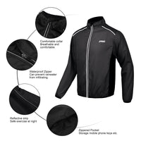 1 x RAW Customer Returns Cycling Jacket Men s Breathable Ultralight Mountain Bike Jacket UV Protection Sportswear Windproof Waterproof Long Sleeves with Reflective Cycling Jacket Running Hiking Mountaineering Cycling - RRP €28.99