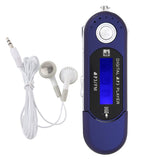 1 x RAW Customer Returns MP3 Player - VIFER Portable MP3 USB Digital Music Player with LCD Screen Support 32GB TF Card and FM Radio Blue  - RRP €17.14