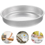 1 x RAW Customer Returns Kichvoe pizza tray cake pan aluminum round pizza pan pizza baking pan pizza pan pie base baking tray for DIY pizza quiche cake tarts baking tool 26CM - RRP €18.41